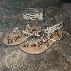 Sam Edelman Glenda Snake skin Sandals